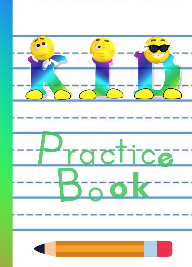 140 Blank Writing Practice Pages for Kids